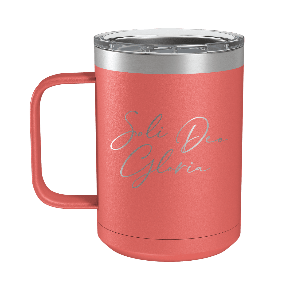 15 oz Stainless Steel Insulated Coffee Mug Powder Coated Double