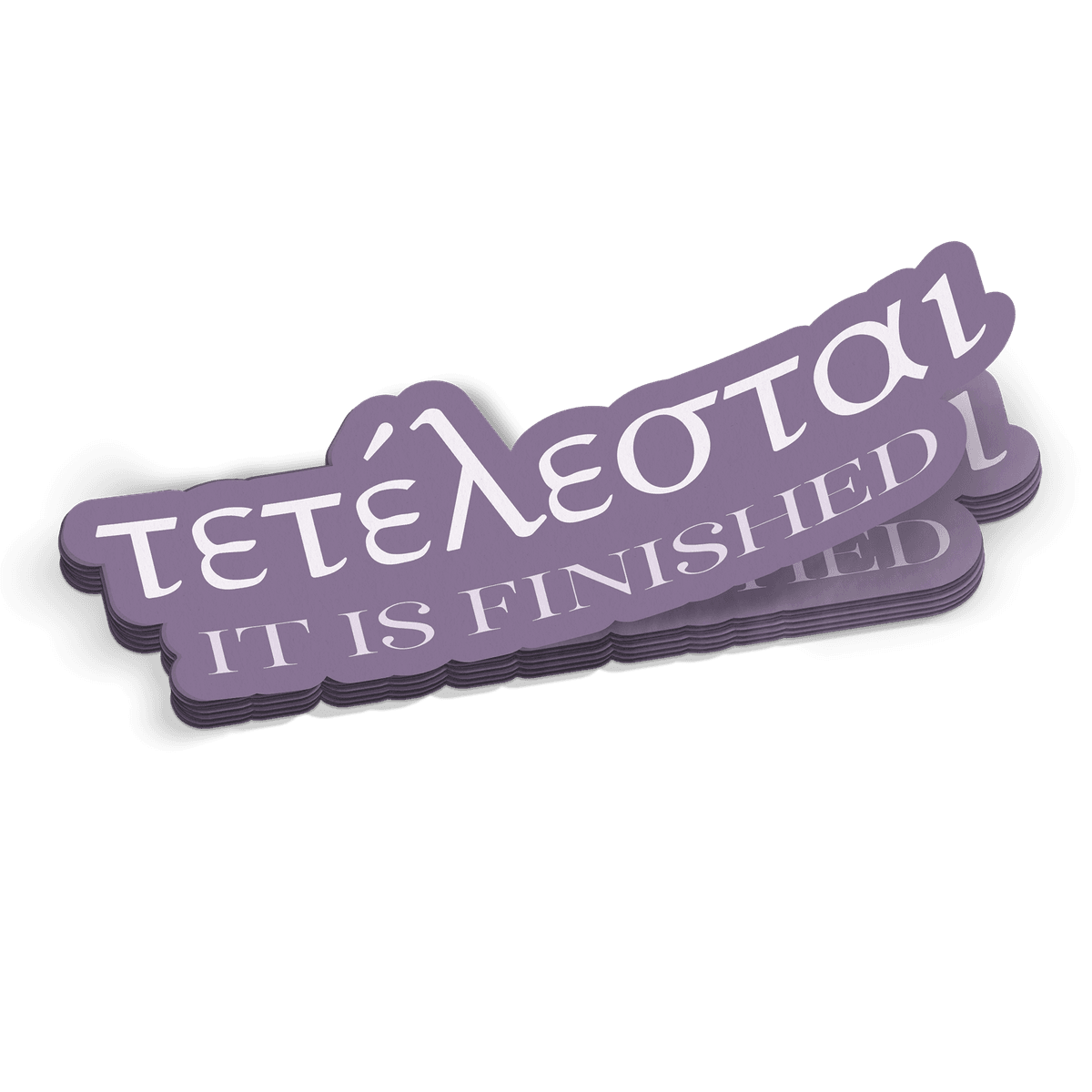 Tetelestai Sticker Missional Wear
