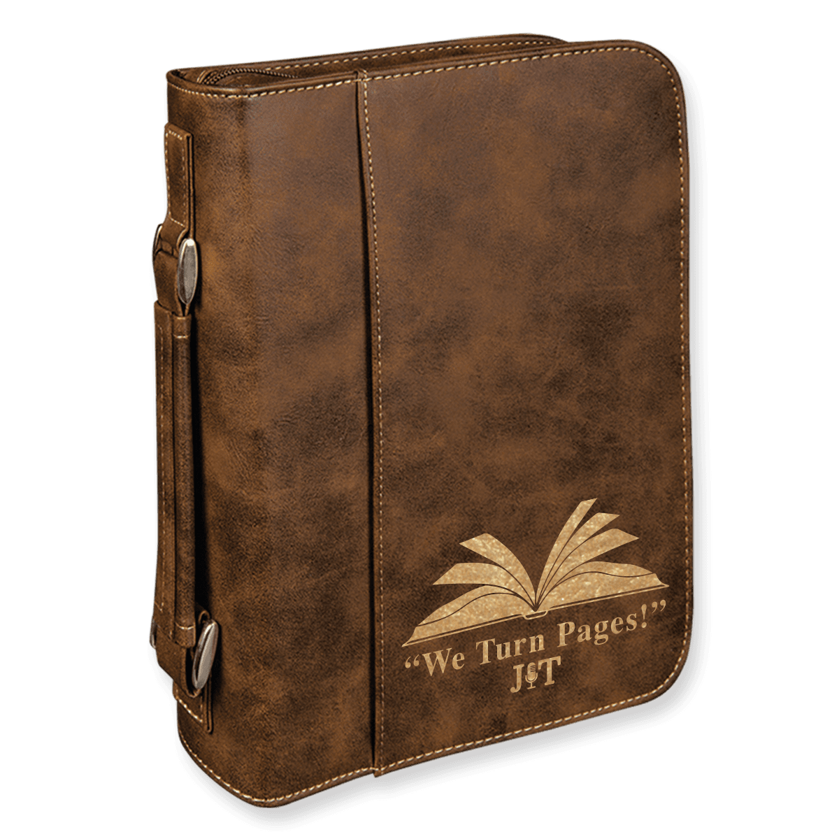 We Turn Pages Logo Bible Cover Missional Wear