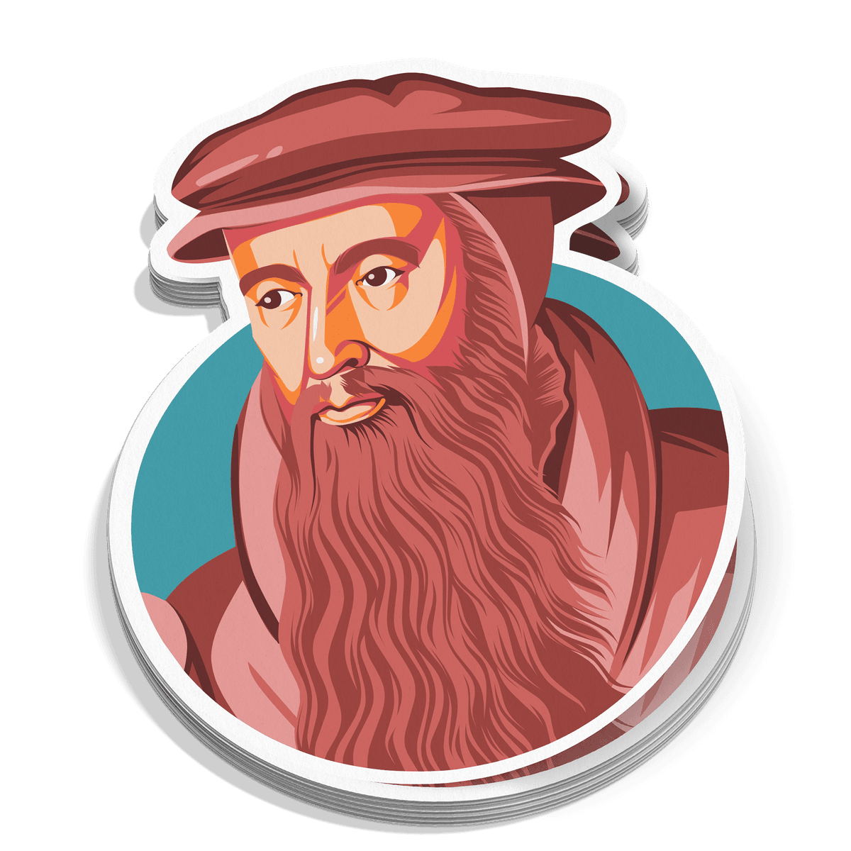 John Knox Portrait Sticker | Missional Wear