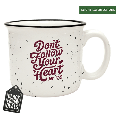 Black Friday Don't Follow Your Heart Camp Mug