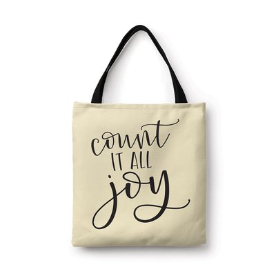 Count It All Joy Canvas Tote
