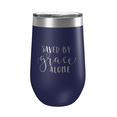 Saved By Grace Alone 16oz Insulated Tumbler