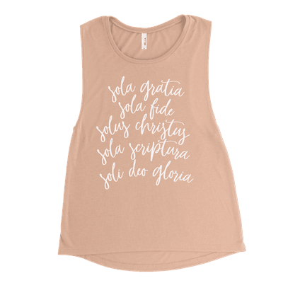 The Five Solas Tee Muscle Tank