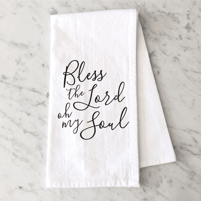 Bless The Lord Tea Towel
