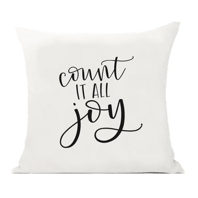 Count It All Joy Pillow Cover
