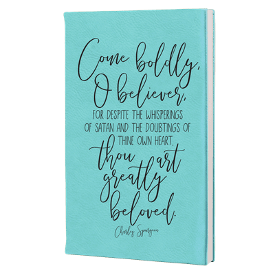 Come Bodly Leatherette Hardcover Journal