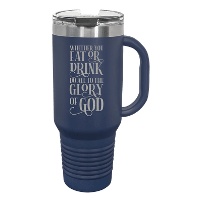 Eat or Drink 40 oz Insulated Travel Tumbler