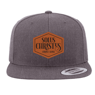 Solus Christus Patch Snapback Hat
