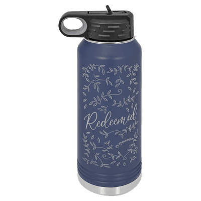 Redeemed Floral Insulated Bottle
