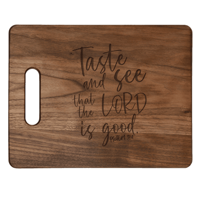 Taste And See Cutting Board