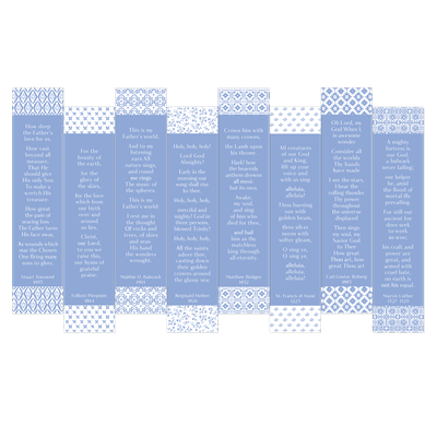 Summer Hymns Bookmark Set