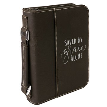 Saved By Grace Alone Bible Cover