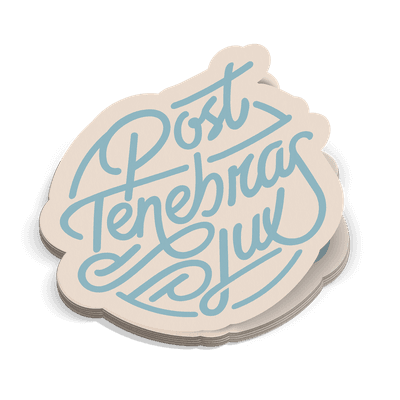 Post Tenebras Lux Sticker