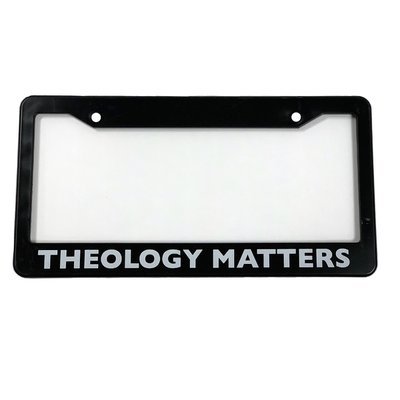 Theology Matters License Plate Frame