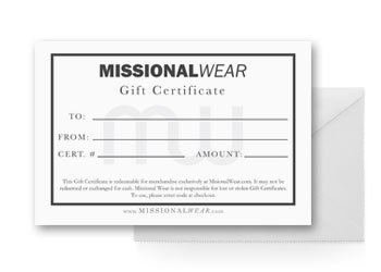 Gift Certificate (Physical Packet - Shipped)