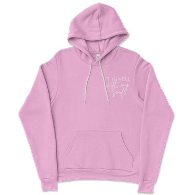 Well With My Soul Left Chest - Ladies Hoodie