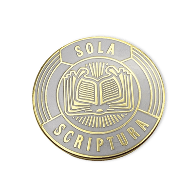 Sola Fide Badge Enamel Lapel Pin