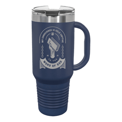 Held Captive to the Word of God 40 oz Insulated Travel Tumbler
