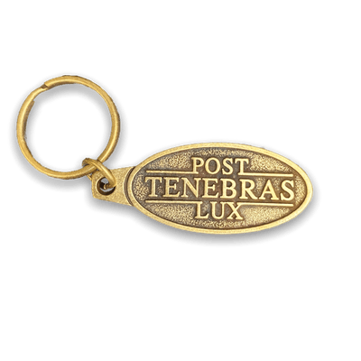 Post Tenebras Lux Key Chain