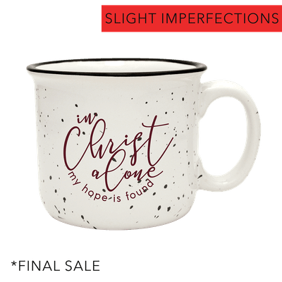 Christ Alone Camp Mug Imperfection