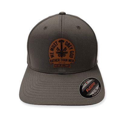 We Must Obey God Patch Fitted Hat
