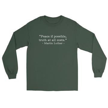 Peace if Possible - Luther (Text Quote) - Long Sleeve Tee