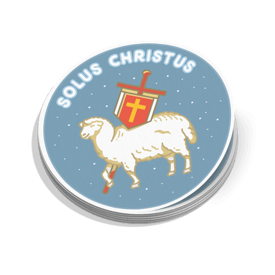 Solus Christus Sticker