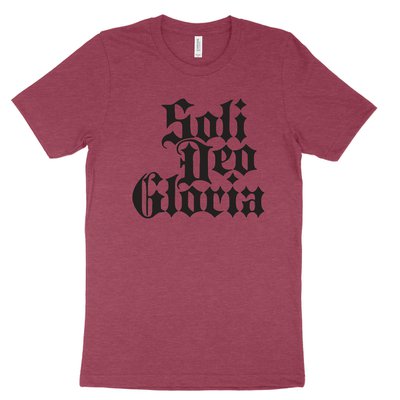 soli deo gloria tshirt