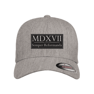 Semper Reformanda - 1517 Roman Numerals Patch Fitted Hat