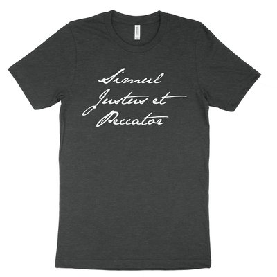 Simul Justus et Peccator (Script) Tee