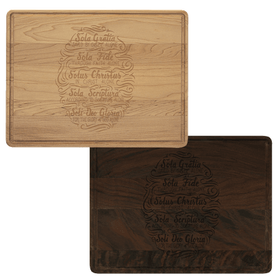 Five Solas Hand Lettered Cutting Board Drip