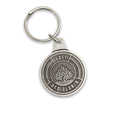 Soli Deo Gloria Badge Key Chain