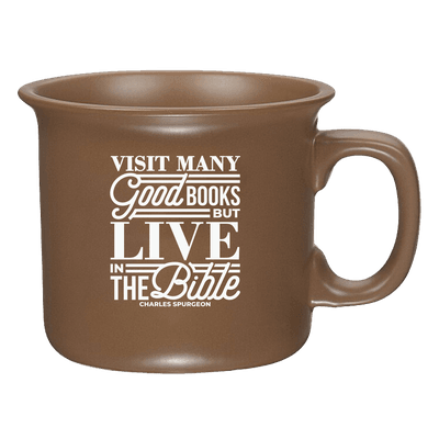 Visit Many Good Books Coffee Mug