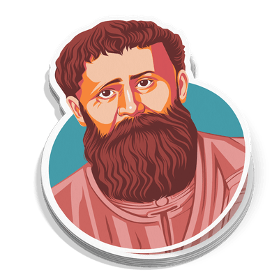 Saint Augustine Portrait Sticker