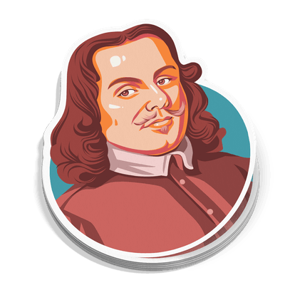 John Bunyan Portrait Sticker