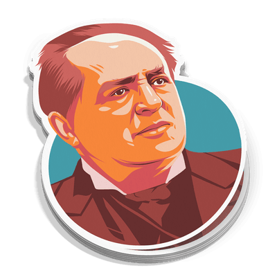 Abraham Kuyper Portrait Sticker