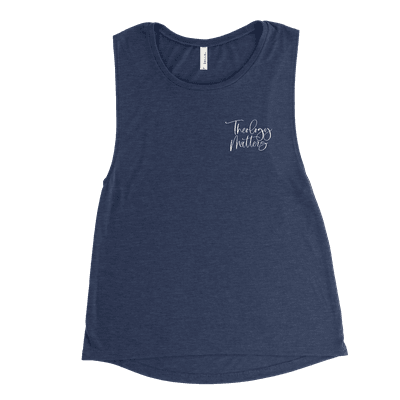 Theology Matters Left Chest Muscle Tank