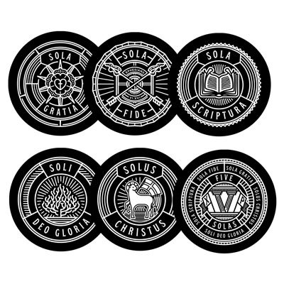 The Five Solas Sticker Set
