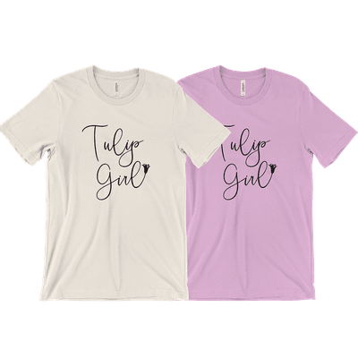 Tulip Girl (Lettered) Quick Ship Tee