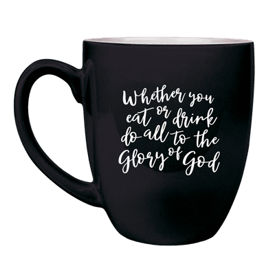 Whether You Eat or Drink Bistro Mug
