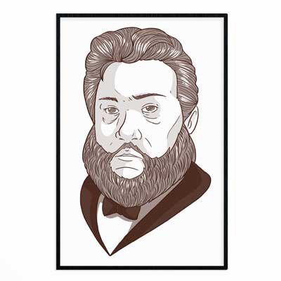 Charles Spurgeon Portrait- Poster Print