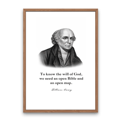 William Carey Quote Print