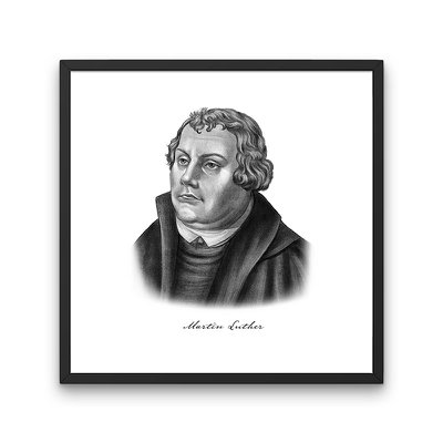 Martin Luther Portrait Print