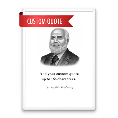 R.J. Rushdoony Custom Quote Print