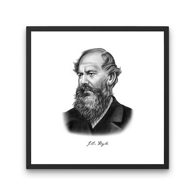 J.C. Ryle Portrait Print
