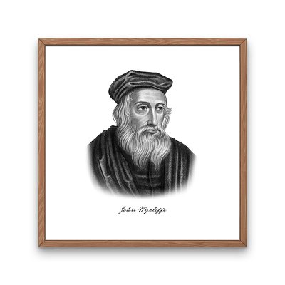 John Wycliffe Portrait Print