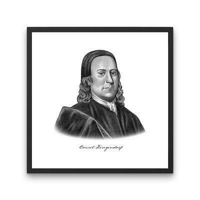 Count Zinzendorf Portrait Print