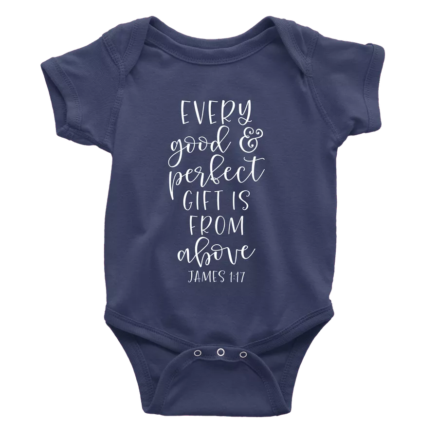 Every Good And Perfect Gift Onesie