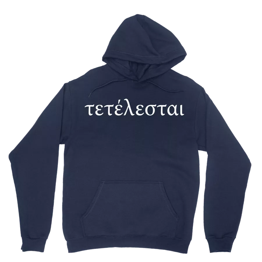 Tetelestai (Greek) Hoodie